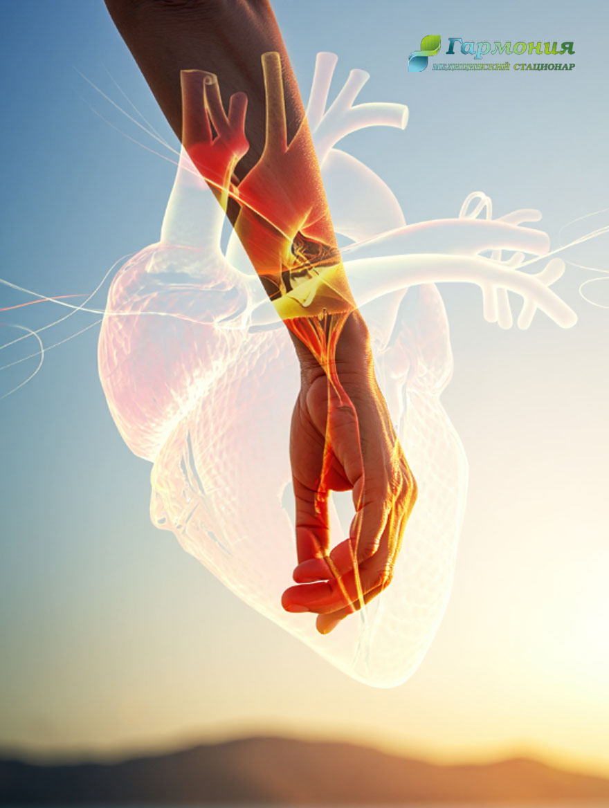 художественное изображение питания сердца капельницей